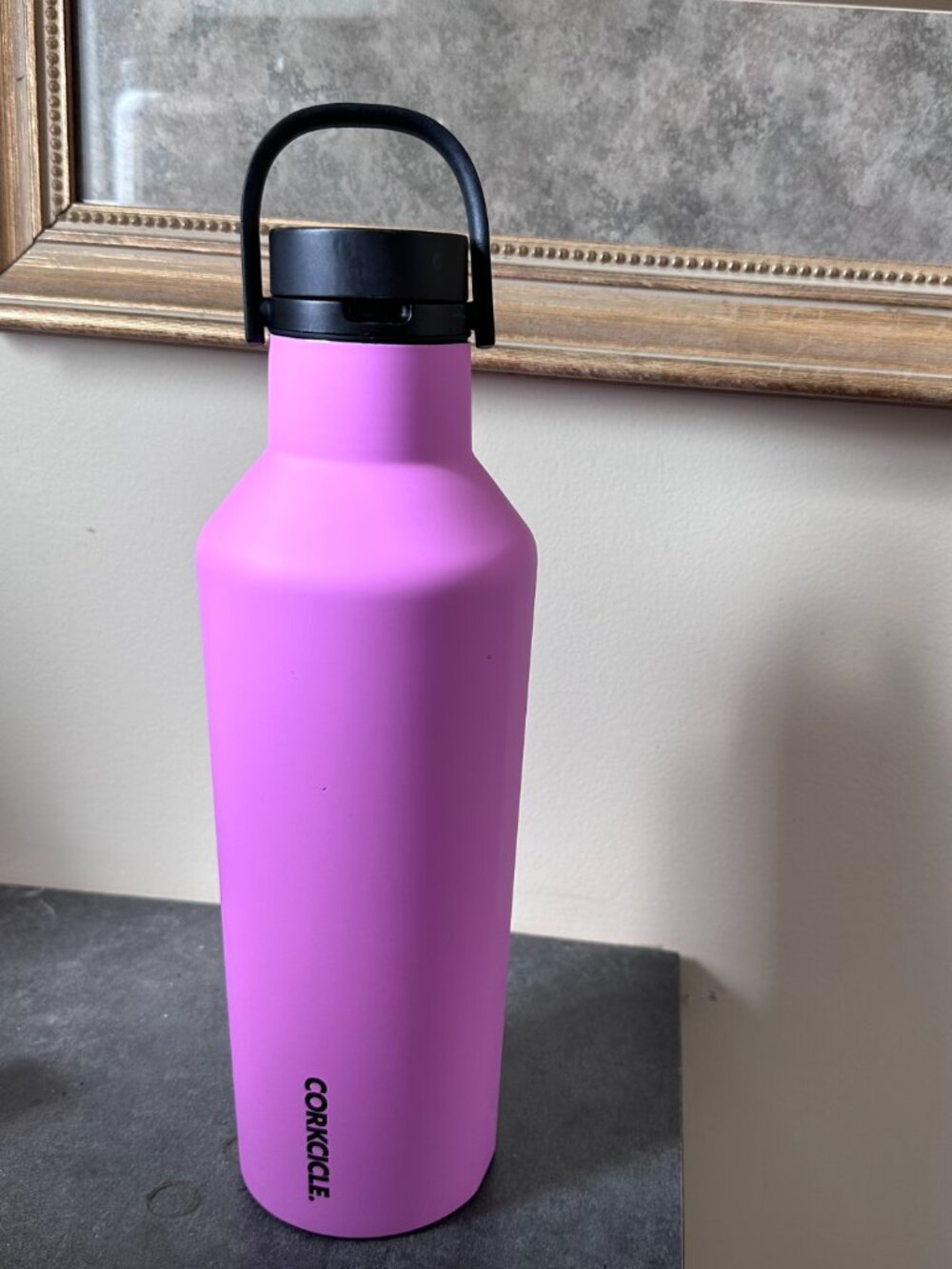 Corkcicle Fuschia Pink Water Bottle (Series A Sport Canteen, sz 32 oz)